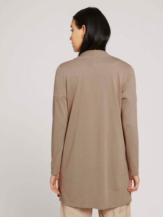 Lang jerseyvest - Vrouwen - french clay beige Lang jerseyvest - Vrouwen - french clay beige - 2 - TOM TAILOR