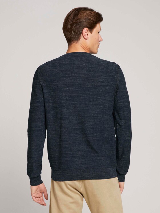 Pullover in Melange-Optik - Männer - anthra grey melange Pullover in Melange-Optik - Männer - anthra grey melange - 2 - TOM TAILOR Denim