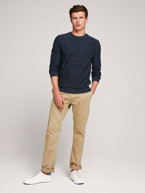 Pullover in Melange-Optik - Männer - anthra grey melange Pullover in Melange-Optik - Männer - anthra grey melange - 3 - TOM TAILOR Denim