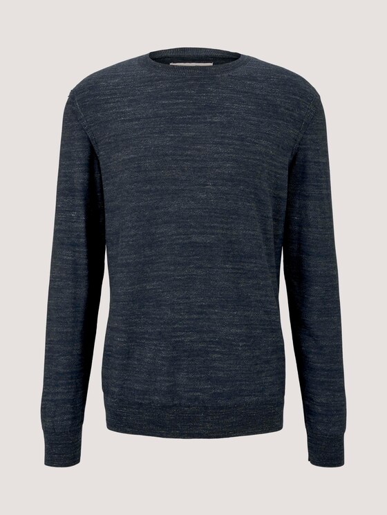 Pullover in Melange-Optik - Männer - anthra grey melange Pullover in Melange-Optik - Männer - anthra grey melange - 7 - TOM TAILOR Denim