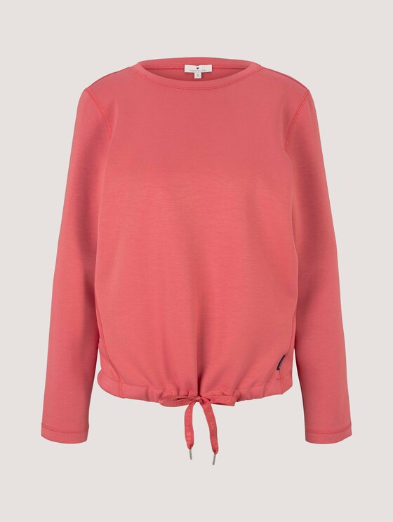 Sweatshirt met trekkoord - Vrouwen - cozy pink Sweatshirt met trekkoord - Vrouwen - cozy pink - 7 - TOM TAILOR