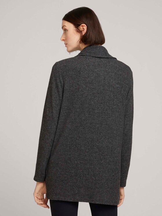 Cardigan in Melange-Optik - Frauen - Shale Grey Melange Cardigan in Melange-Optik - Frauen - Shale Grey Melange - 2 - TOM TAILOR Denim