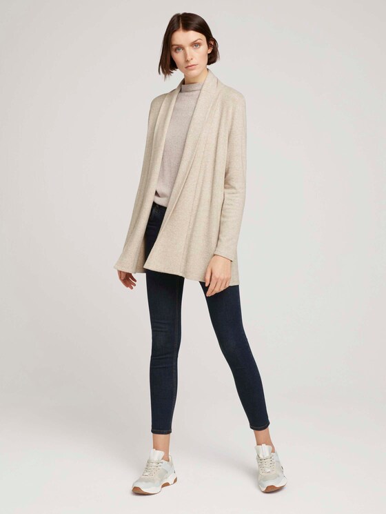 Cardigan in Melange-Optik - Frauen - cozy beige melange Cardigan in Melange-Optik - Frauen - cozy beige melange - 3 - TOM TAILOR Denim
