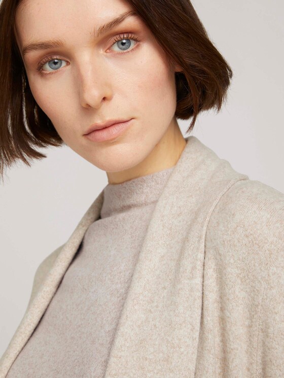 Cardigan in Melange-Optik - Frauen - cozy beige melange Cardigan in Melange-Optik - Frauen - cozy beige melange - 9 - TOM TAILOR Denim