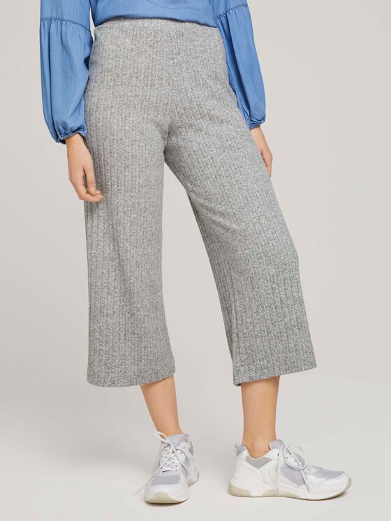 Culotte Relaxed Hose - Frauen - Light Silver Grey Mélange Culotte Relaxed Hose - Frauen - Light Silver Grey Mélange - 11 - TOM TAILOR Denim