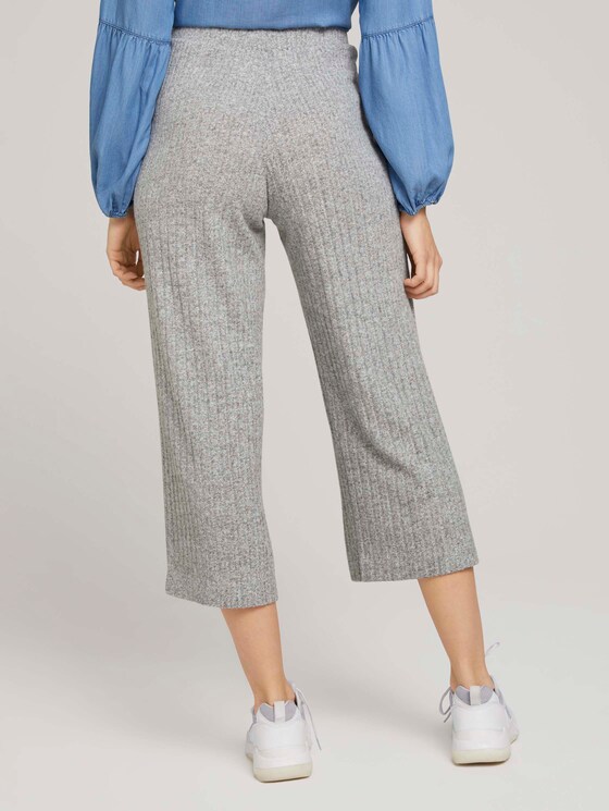 Culotte Relaxed Hose - Frauen - Light Silver Grey Mélange Culotte Relaxed Hose - Frauen - Light Silver Grey Mélange - 2 - TOM TAILOR Denim