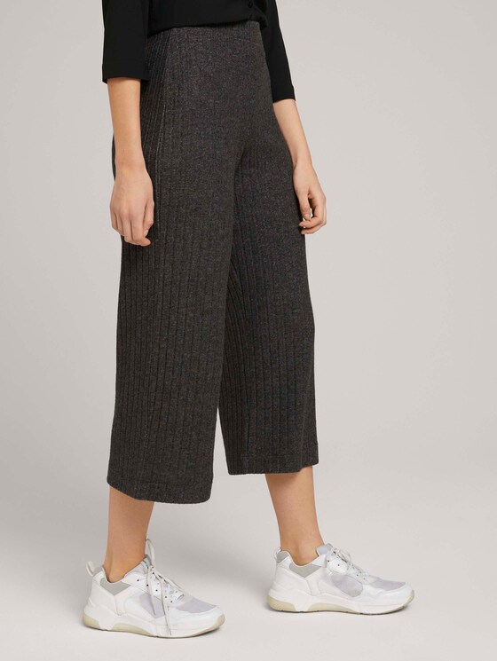 Culotte Relaxed Broek - Vrouwen - Shale Grey Melange Culotte Relaxed Broek - Vrouwen - Shale Grey Melange - 11 - TOM TAILOR Denim