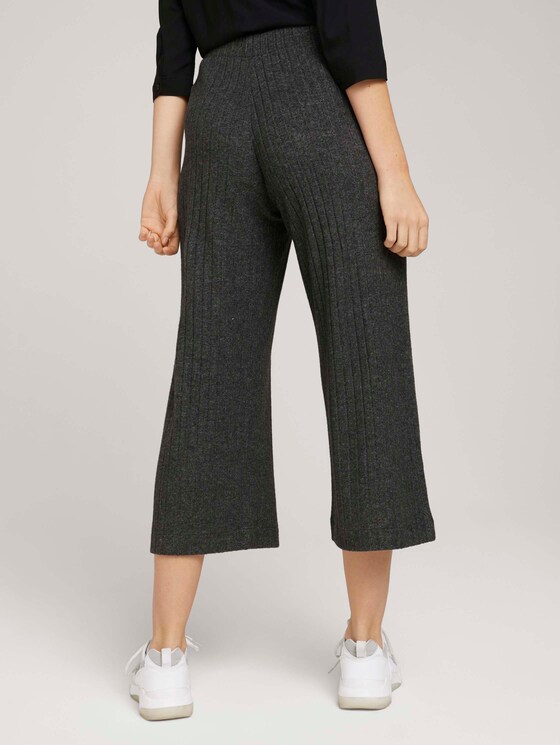 Culotte Relaxed Broek - Vrouwen - Shale Grey Melange Culotte Relaxed Broek - Vrouwen - Shale Grey Melange - 2 - TOM TAILOR Denim