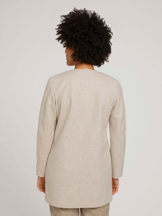 Lange blazer met zakken - Vrouwen - desert sand melange Lange blazer met zakken - Vrouwen - desert sand melange - 2 - TOM TAILOR
