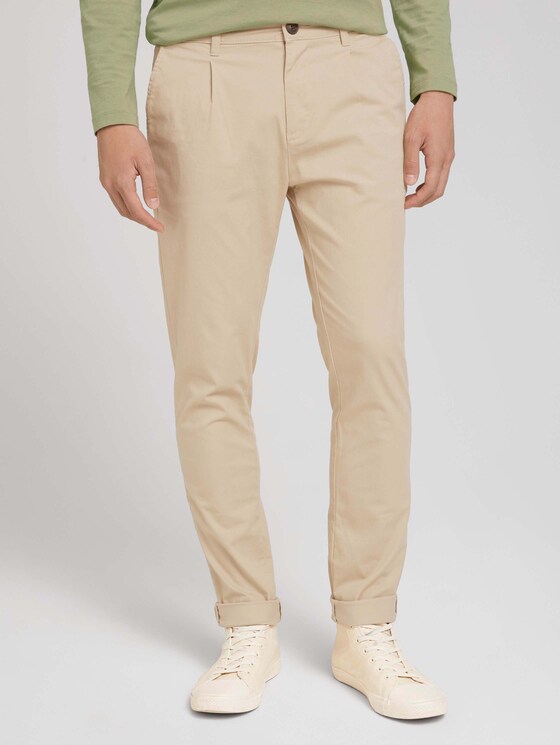 Straight-chinobroek - Mannen - Sandy Beige Straight-chinobroek - Mannen - Sandy Beige - 1 - TOM TAILOR Denim
