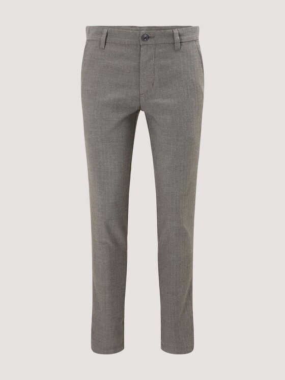 Slim Chino-broek - Mannen - grey herringbone structure Slim Chino-broek - Mannen - grey herringbone structure - 7 - TOM TAILOR Denim