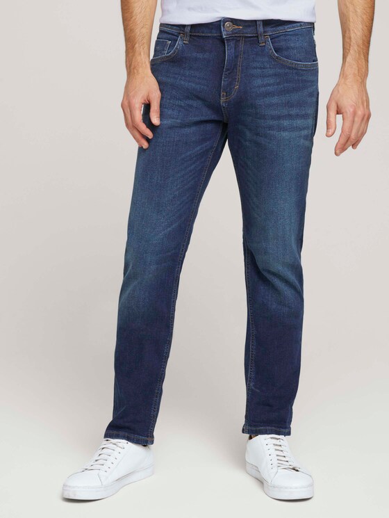 Marvin straight jeans - Men - dark stone wash denim Marvin straight jeans - Men - dark stone wash denim - 1 - TOM TAILOR