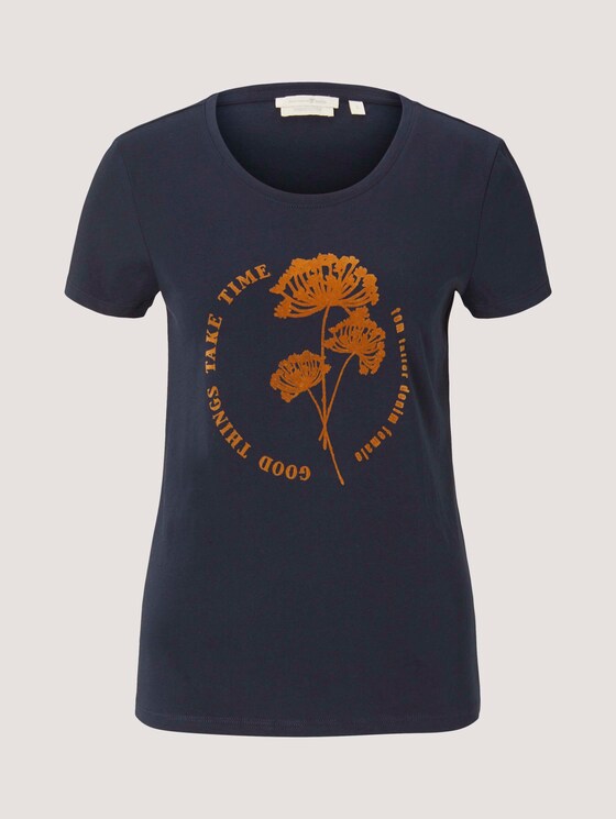 T-Shirt mit Print - Frauen - Sky Captain Blue T-Shirt mit Print - Frauen - Sky Captain Blue - 7 - TOM TAILOR Denim