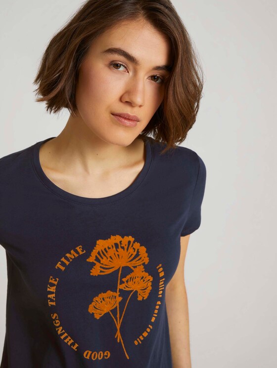 T-Shirt mit Print - Frauen - Sky Captain Blue T-Shirt mit Print - Frauen - Sky Captain Blue - 9 - TOM TAILOR Denim