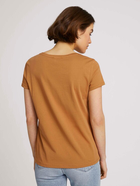 T-Shirt mit Print - Frauen - soft camel T-Shirt mit Print - Frauen - soft camel - 2 - TOM TAILOR Denim