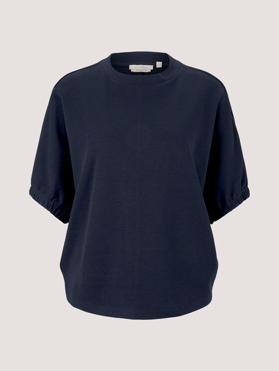 T-Shirt mit Bio-Baumwolle - Frauen - Sky Captain Blue T-Shirt mit Bio-Baumwolle - Frauen - Sky Captain Blue - 7 - TOM TAILOR Denim