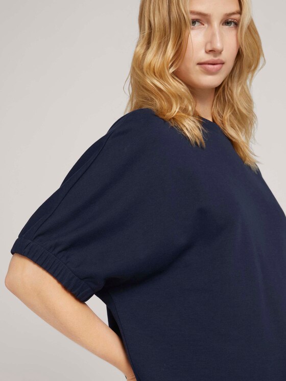 T-Shirt mit Bio-Baumwolle - Frauen - Sky Captain Blue T-Shirt mit Bio-Baumwolle - Frauen - Sky Captain Blue - 9 - TOM TAILOR Denim
