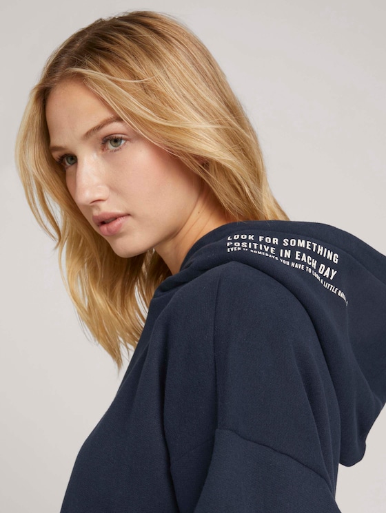 hoodie van biologisch katoen - Vrouwen - Sky Captain Blue hoodie van biologisch katoen - Vrouwen - Sky Captain Blue - 9 - TOM TAILOR Denim