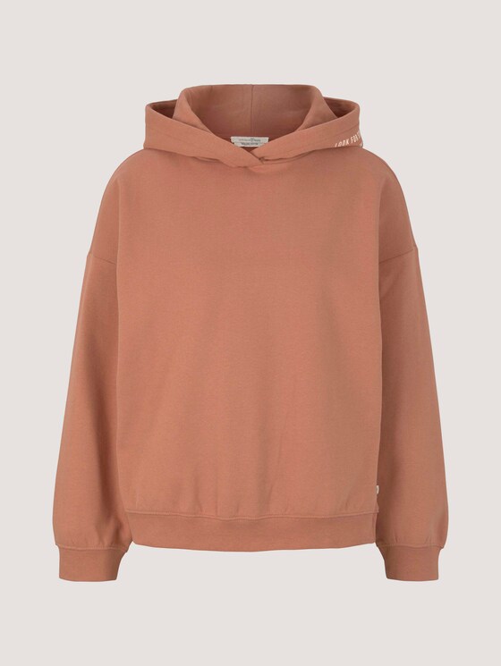 Hoodie mit Bio-Baumwolle - Frauen - clay rose Hoodie mit Bio-Baumwolle - Frauen - clay rose - 7 - TOM TAILOR Denim