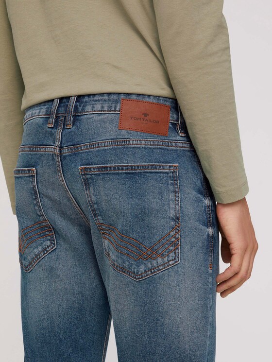 Marvin Straight-jeans - Mannen - dark stone wash denim Marvin Straight-jeans - Mannen - dark stone wash denim - 10 - TOM TAILOR