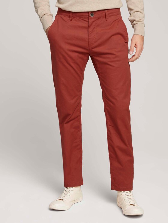 Travis Regular Chinohose - Männer - chili oil red Travis Regular Chinohose - Männer - chili oil red - 1 - TOM TAILOR