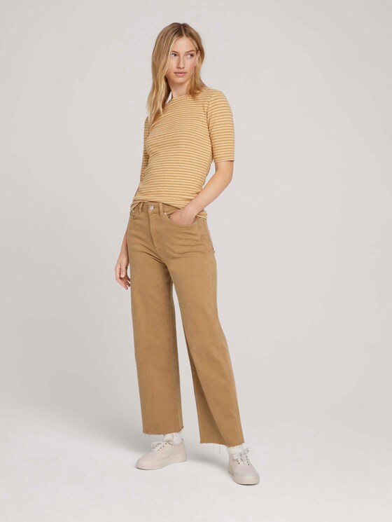 Striped shirt - Women - camel beige stripe Striped shirt - Women - camel beige stripe - 3 - TOM TAILOR Denim