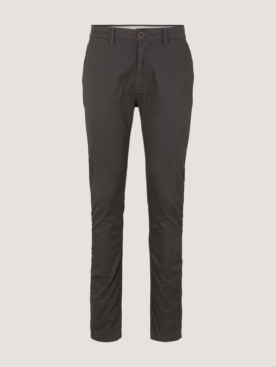 Travis slim chino trousers with organic cotton - Men - anthra black minimal design Travis slim chino trousers with organic cotton - Men - anthra black minimal design - 7 - TOM TAILOR