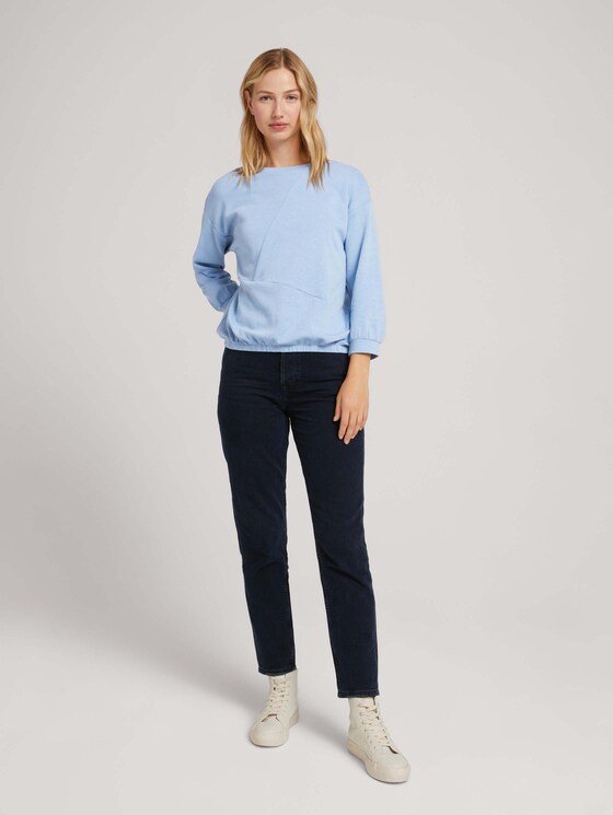 Shirt mit Bio-Baumwolle - Frauen - bel air blue Shirt mit Bio-Baumwolle - Frauen - bel air blue - 3 - TOM TAILOR Denim