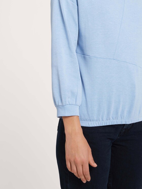 Shirt mit Bio-Baumwolle - Frauen - bel air blue Shirt mit Bio-Baumwolle - Frauen - bel air blue - 9 - TOM TAILOR Denim