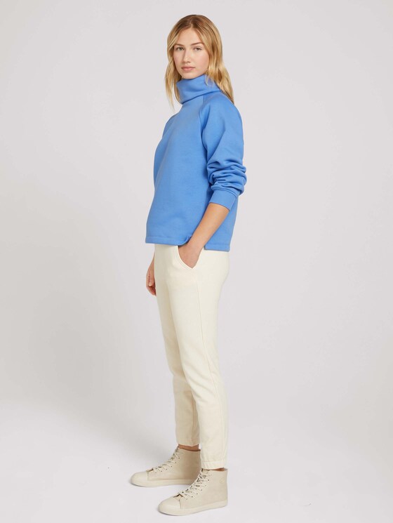 Sweatshirt mit Rollkragen - Frauen - sicilian blue Sweatshirt mit Rollkragen - Frauen - sicilian blue - 3 - TOM TAILOR Denim