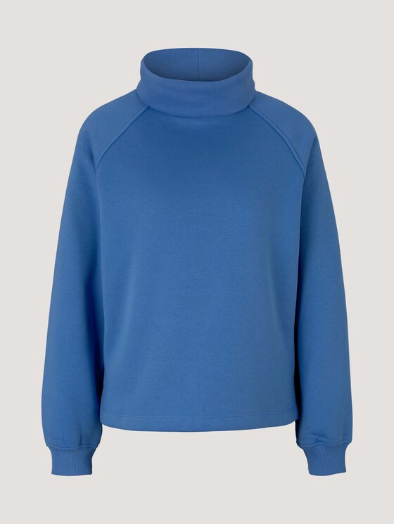 Sweatshirt mit Rollkragen - Frauen - sicilian blue Sweatshirt mit Rollkragen - Frauen - sicilian blue - 7 - TOM TAILOR Denim