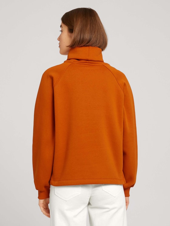 Long-sleeved shirt made of sustainable cotton - Women - gold flame orange Long-sleeved shirt made of sustainable cotton - Women - gold flame orange - 2 - TOM TAILOR Denim
