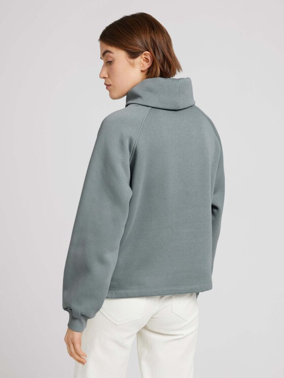Shirt met lange mouwen, gemaakt van duurzaam katoen - Vrouwen - grey mint Shirt met lange mouwen, gemaakt van duurzaam katoen - Vrouwen - grey mint - 2 - TOM TAILOR Denim