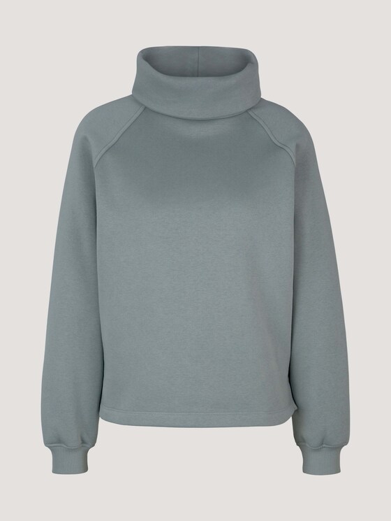 Shirt met lange mouwen, gemaakt van duurzaam katoen - Vrouwen - grey mint Shirt met lange mouwen, gemaakt van duurzaam katoen - Vrouwen - grey mint - 7 - TOM TAILOR Denim