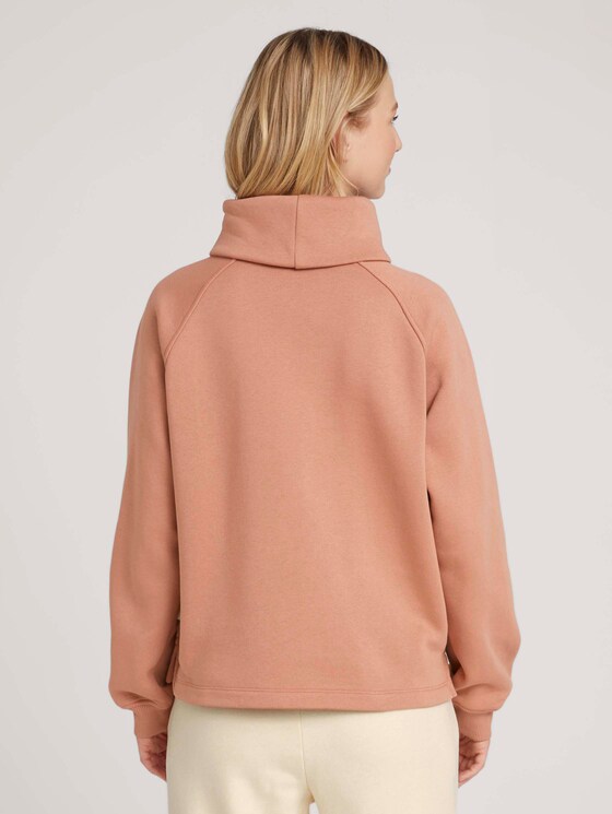 Sweatshirt mit Rollkragen - Frauen - clay rose Sweatshirt mit Rollkragen - Frauen - clay rose - 2 - TOM TAILOR Denim