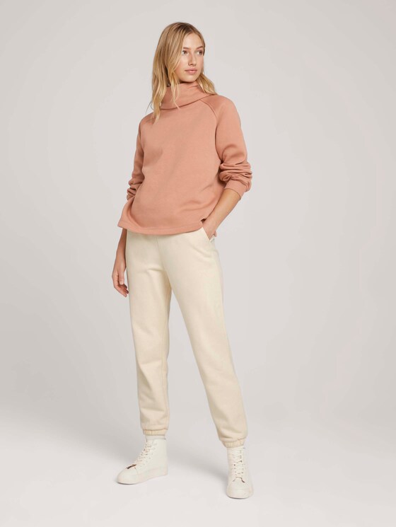 Sweatshirt mit Rollkragen - Frauen - clay rose Sweatshirt mit Rollkragen - Frauen - clay rose - 3 - TOM TAILOR Denim