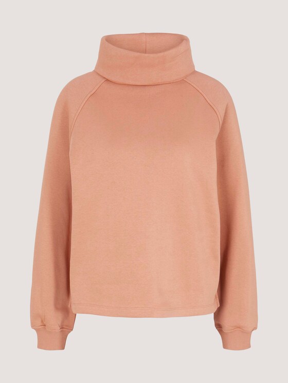 Sweatshirt mit Rollkragen - Frauen - clay rose Sweatshirt mit Rollkragen - Frauen - clay rose - 7 - TOM TAILOR Denim