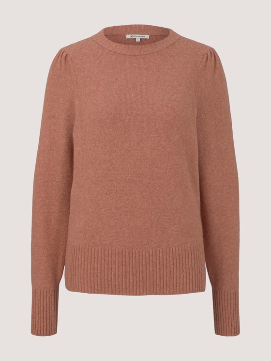 zachte gebreide trui - Vrouwen - clay rose melange zachte gebreide trui - Vrouwen - clay rose melange - 7 - TOM TAILOR Denim