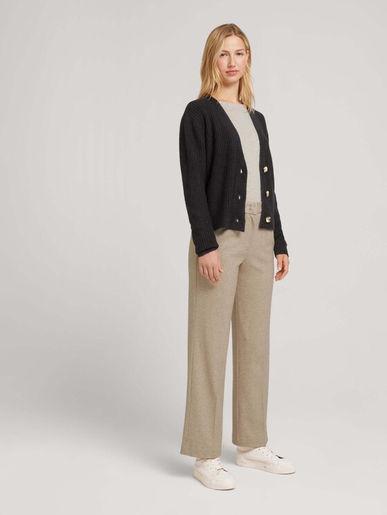 Cardigan mit recyceltem Polyester - Frauen - deep black Cardigan mit recyceltem Polyester - Frauen - deep black - 3 - TOM TAILOR Denim