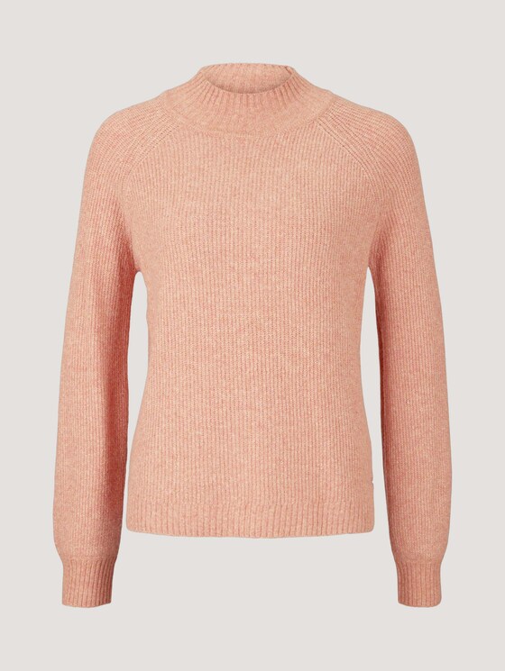 Pullover mit recyceltem Polyester - Frauen - clay rose melange Pullover mit recyceltem Polyester - Frauen - clay rose melange - 7 - TOM TAILOR Denim