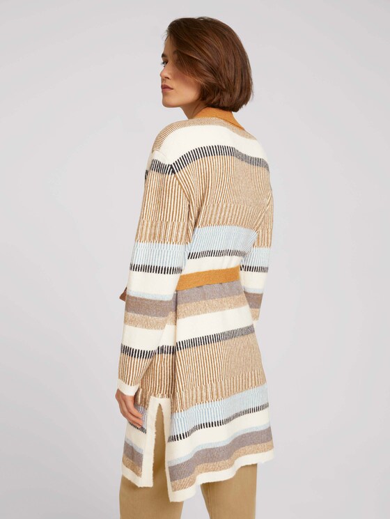 gestreifter Cardigan - Frauen - patchwork stripe structure gestreifter Cardigan - Frauen - patchwork stripe structure - 2 - TOM TAILOR Denim