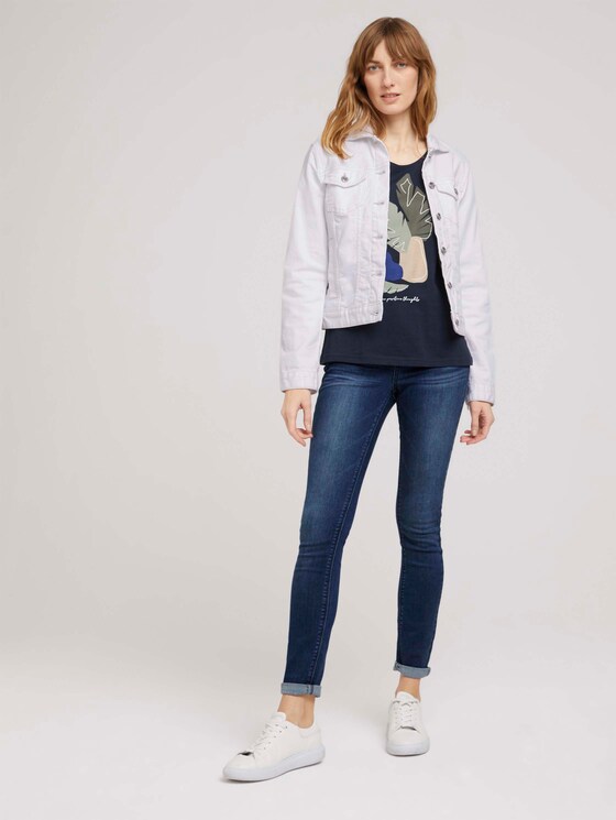 T-Shirt mit Bio-Baumwolle - Frauen - Sky Captain Blue T-Shirt mit Bio-Baumwolle - Frauen - Sky Captain Blue - 3 - TOM TAILOR