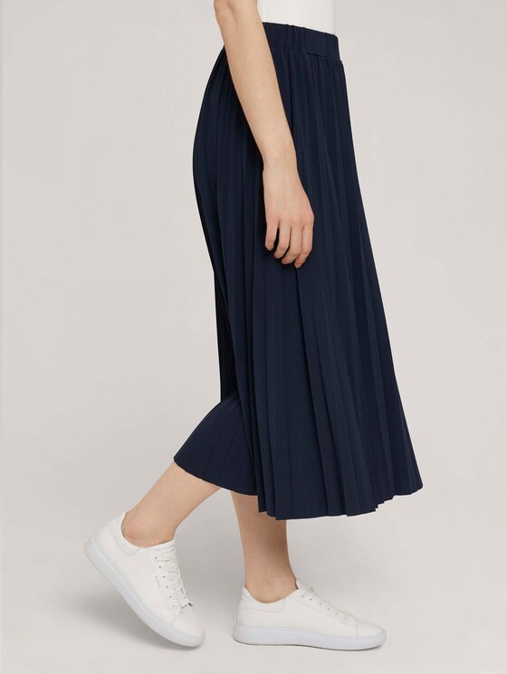 Midi skirt with pleats - Women - Sky Captain Blue Midi skirt with pleats - Women - Sky Captain Blue - 11 - TOM TAILOR Denim