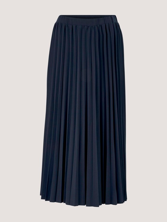 Midi skirt with pleats - Women - Sky Captain Blue Midi skirt with pleats - Women - Sky Captain Blue - 7 - TOM TAILOR Denim