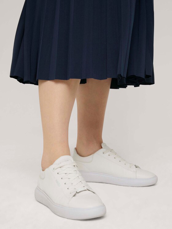 Midi skirt with pleats - Women - Sky Captain Blue Midi skirt with pleats - Women - Sky Captain Blue - 9 - TOM TAILOR Denim