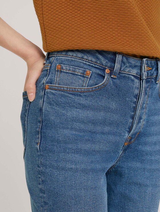 Mom Fit-jeans van biologisch katoen - Vrouwen - mid stone bright blue denim Mom Fit-jeans van biologisch katoen - Vrouwen - mid stone bright blue denim - 10 - TOM TAILOR Denim