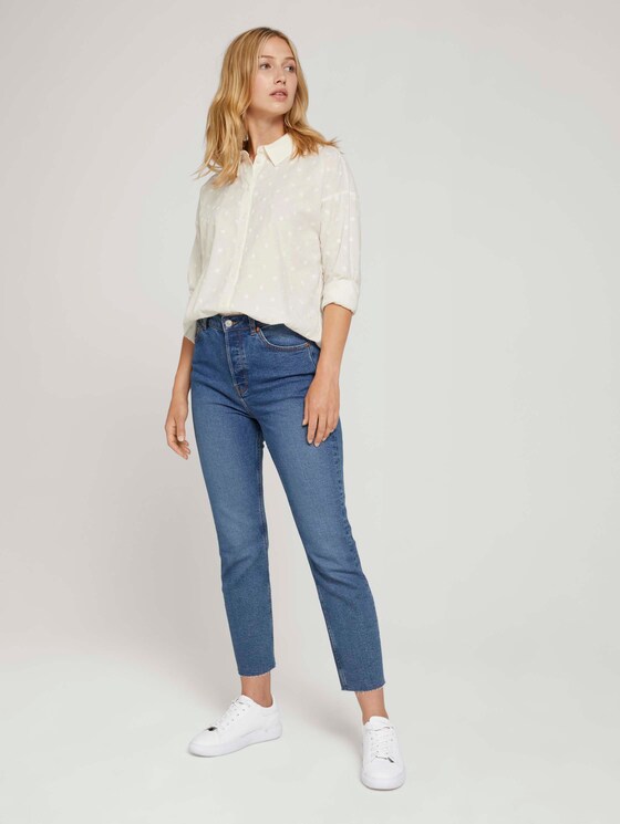 oversized overhemdblouse - Vrouwen - Gardenia White oversized overhemdblouse - Vrouwen - Gardenia White - 3 - TOM TAILOR Denim