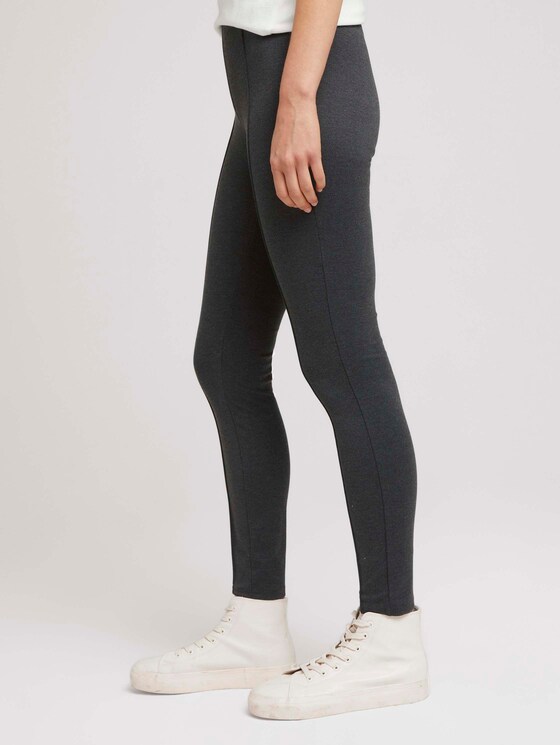 High Waist-legging met hoge taille in gerecycleerd polyester - Vrouwen - Shale Grey Melange High Waist-legging met hoge taille in gerecycleerd polyester - Vrouwen - Shale Grey Melange - 11 - TOM TAILOR Denim