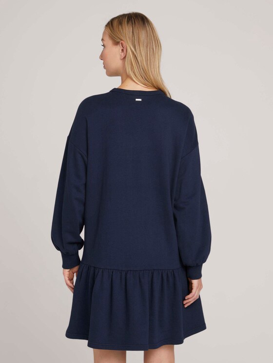 Sweatkleid mit Bio-Baumwolle - Frauen - Sky Captain Blue Sweatkleid mit Bio-Baumwolle - Frauen - Sky Captain Blue - 2 - TOM TAILOR Denim