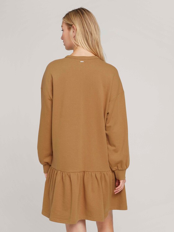 Sweatkleid mit Bio-Baumwolle - Frauen - soft camel Sweatkleid mit Bio-Baumwolle - Frauen - soft camel - 2 - TOM TAILOR Denim